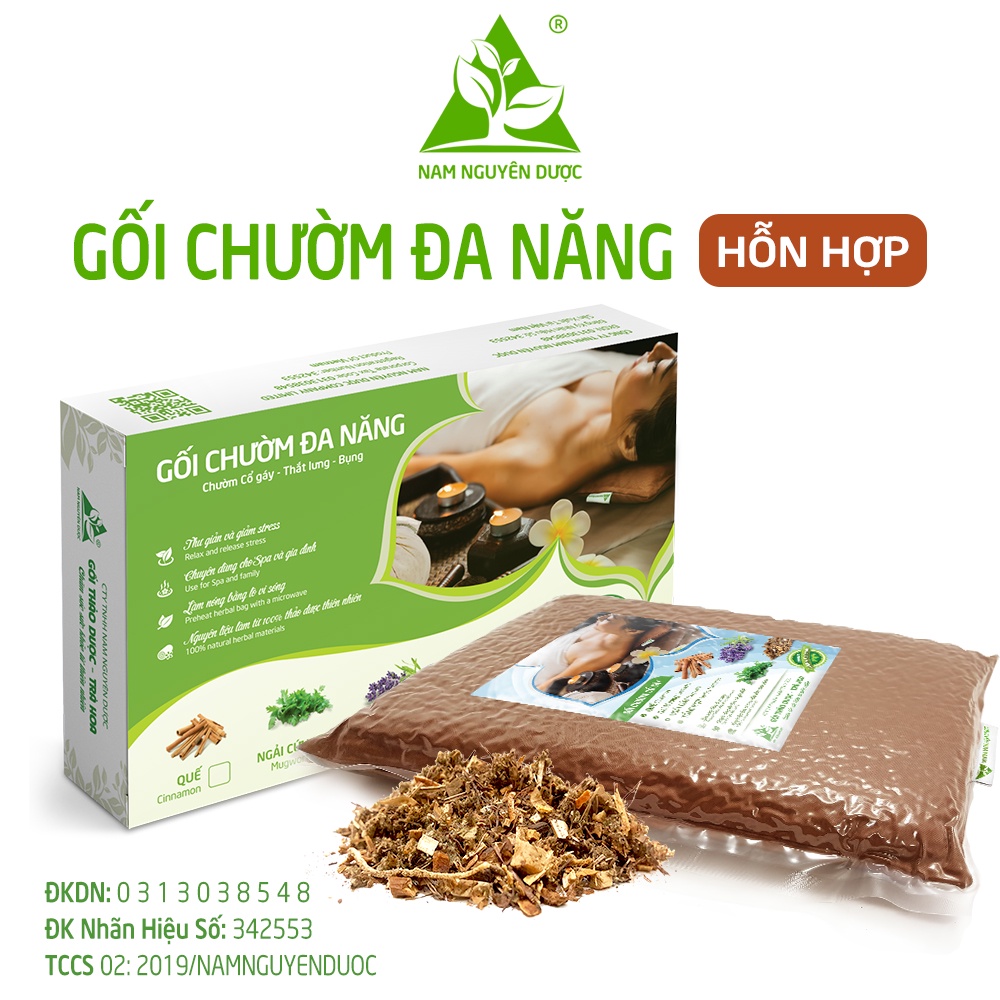 Túi Chườm Đa Năng Dược (Có Hộp) HỖN HỢP NAM NGUYÊN DƯỢC Làm nóng bằng Vi sóng, Giảm đau mỏi cổ gáy