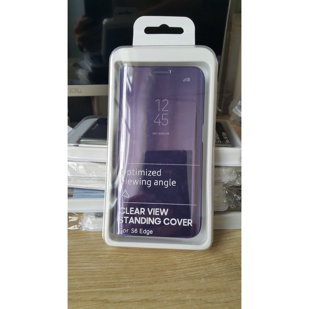 Bao da Clear View Standing Cover S6 edge plus!