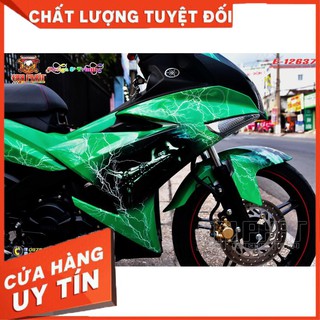 Tem Xe Exciter 150 Death Xanh Đen