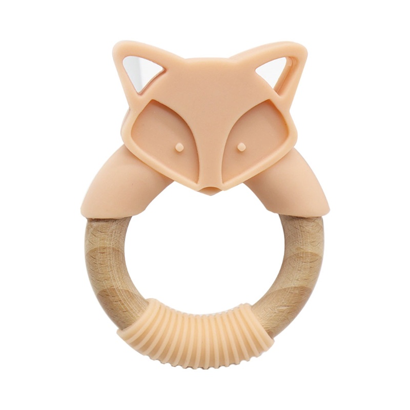 Đồ Chơi Ngậm Nướu Hình Động Vật Hoạt Hình Bằng Silicon Cấp Thực Phẩm Cho Bé