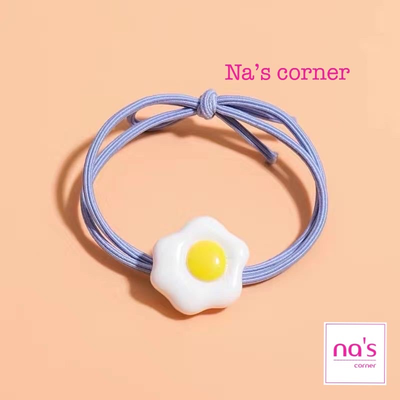 Thun chun buộc cột tóc trứng