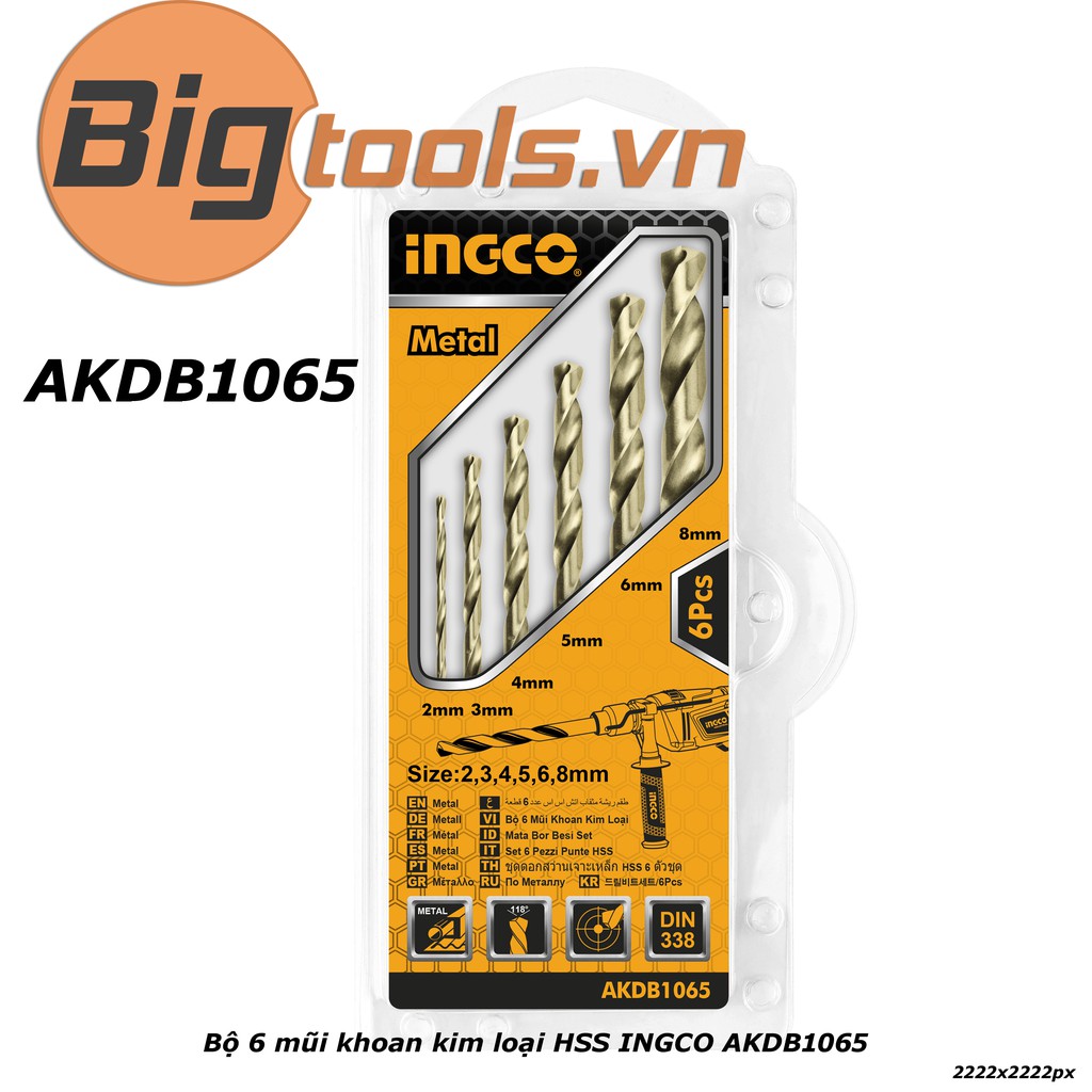 Mũi khoan INGCO AKDB1065