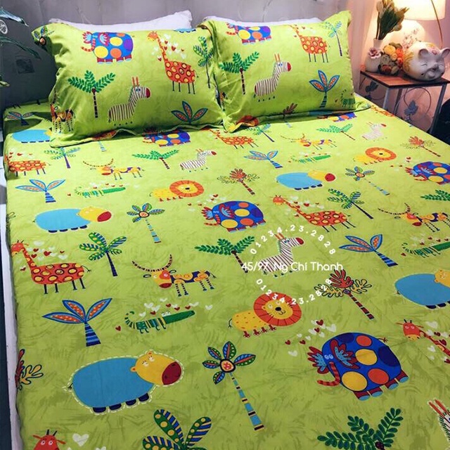 Bộ Chăn Ga Gối Siêu Đẹp Với Nhiều Mẫu Mã Đa Dạng 2021 Chất Liệu Vải Poly Cotton Mềm Mịn Combo 4