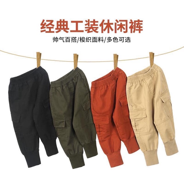 Quần jogger 4 màu siêu đẹp cho bé trai | WebRaoVat - webraovat.net.vn