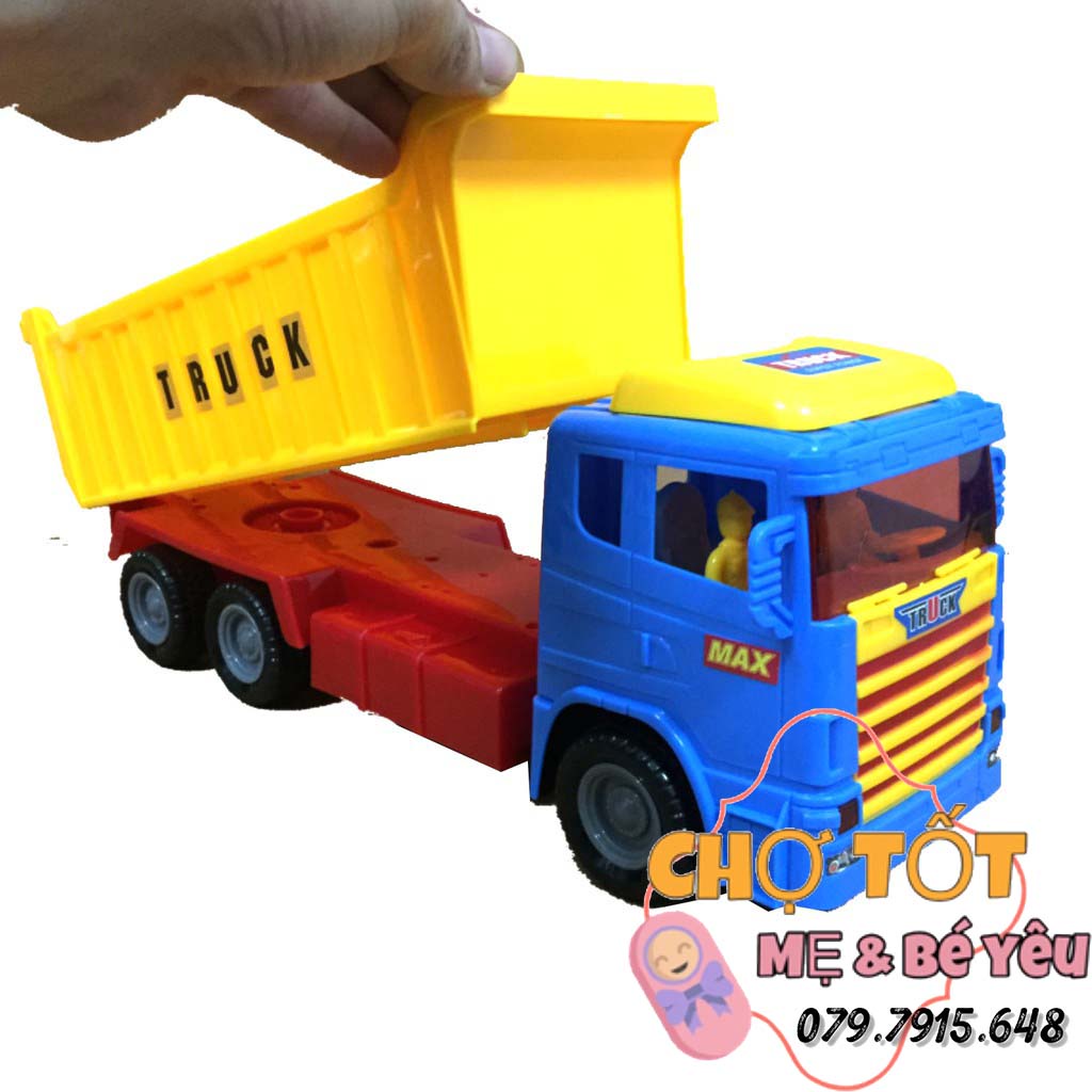 Đồ Chơi Mô Hình Xe Ben Loại Lớn Cho Bé 40cm (HÀNG VIỆT NAM TO ĐẸP)