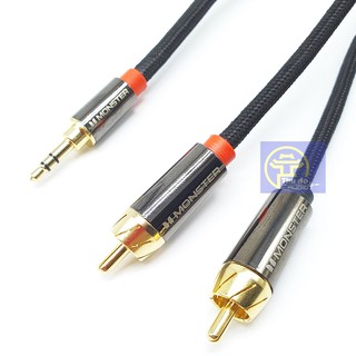 [Mã ELHACE giảm 4% đơn 300K] [CHÍNH HÃNG] Cáp Audio 3.5 ra 2 AV/RCA Monster 1000A