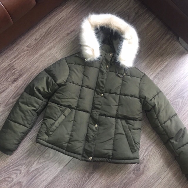 Áo phao lót lông Topshop