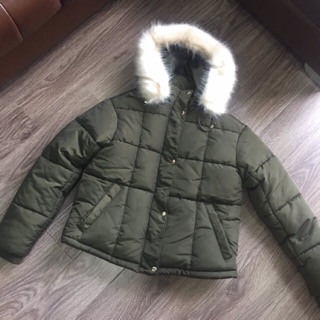 Áo phao lót lông Topshop