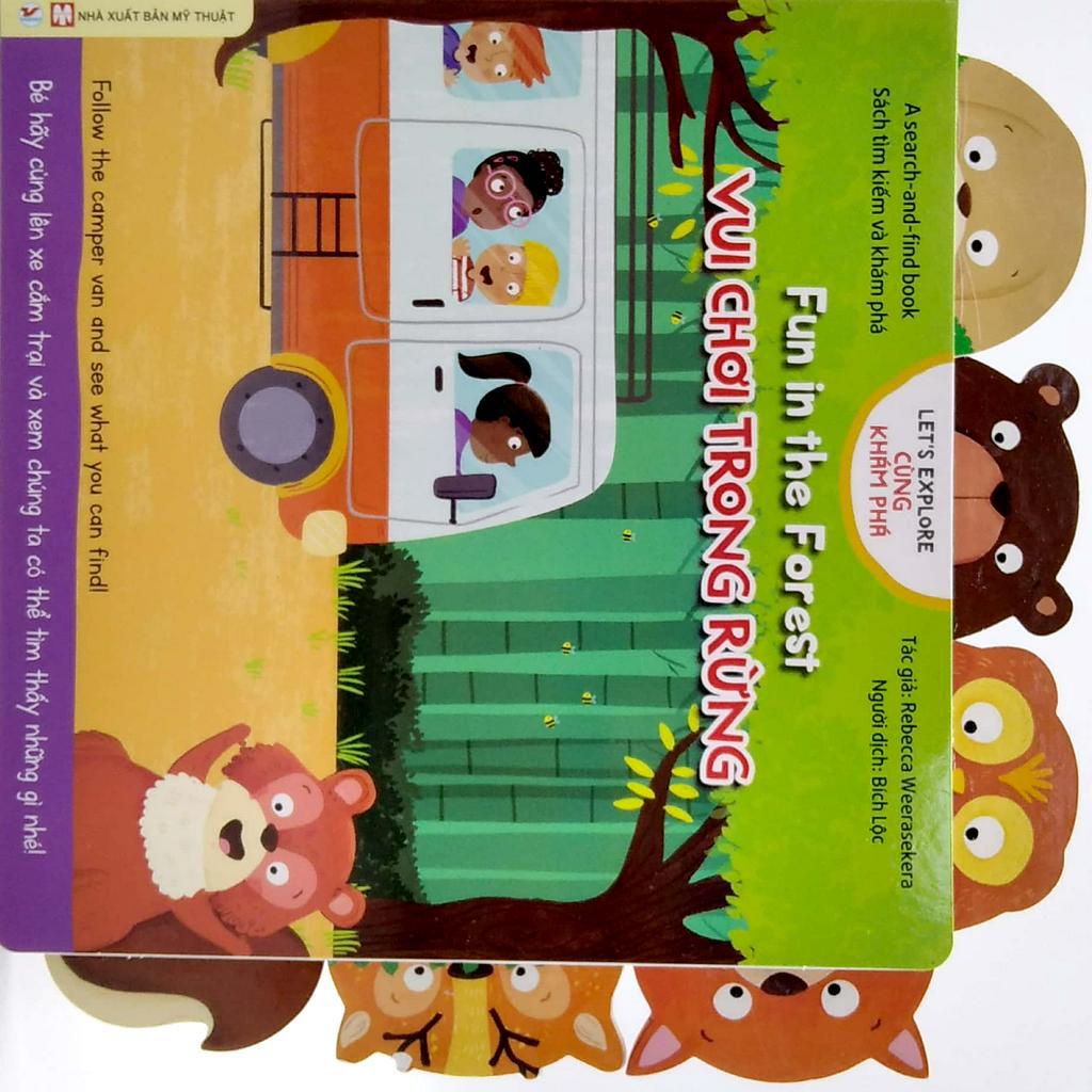 Sách Vui Chơi Trong Rừng - Song Ngữ Anh Việt