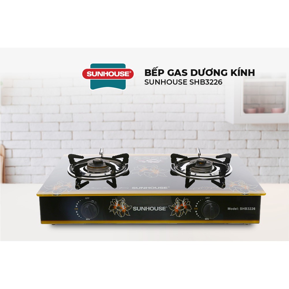 Bếp gas dương kính Sunhouse SHB3226