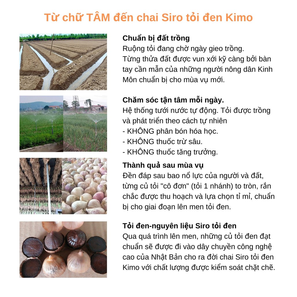 𝗦𝗶𝗿𝗼 𝗮̆𝗻 𝗻𝗴𝗼𝗻 𝗰𝗵𝗼 𝗯𝗲́ biếng ăn, suy dinh dưỡng - Siro tỏi đen Kimo thơm ngon, giúp bé ăn ngon, ngủ ngon, tăng đề kháng