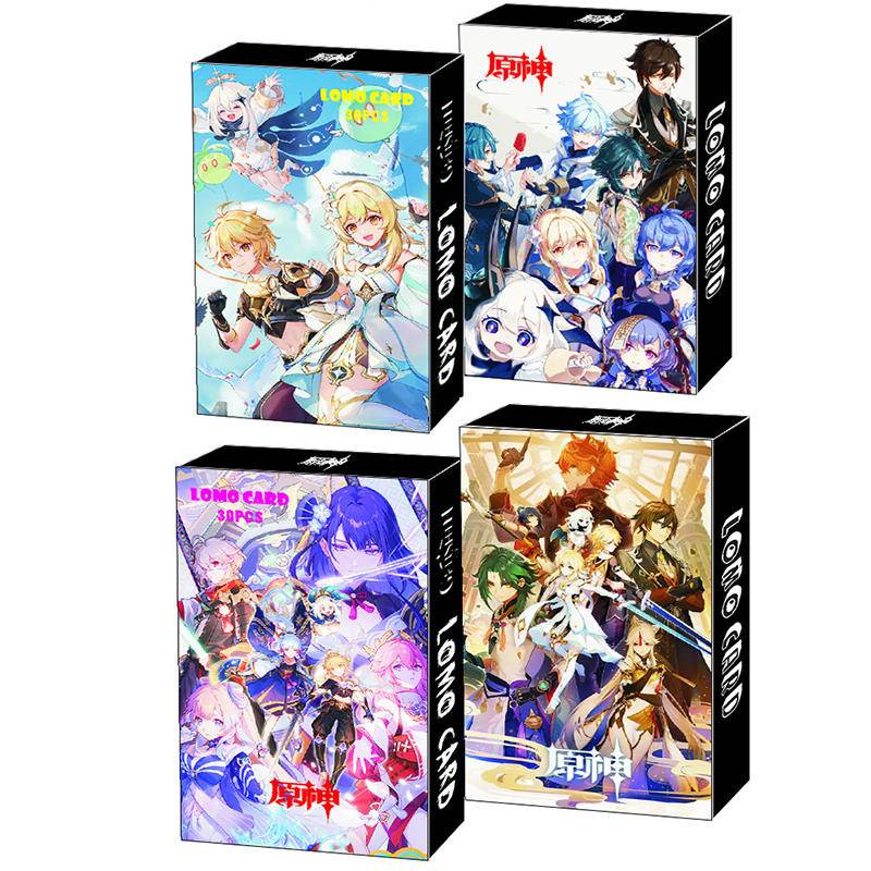 Thẻ Ảnh Lomo Game Genshin Impact Chất Lượng Cao 2022