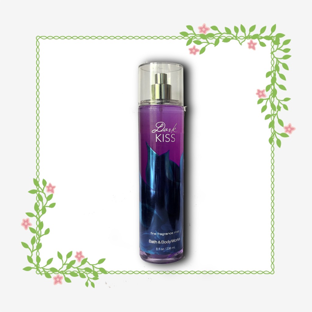 Xịt thơm toàn thân Bath & Body Works Dark Kiss Fine Fragrance Mist 236ml của Mỹ