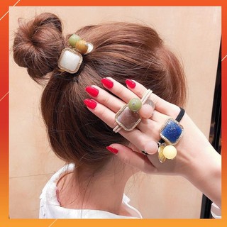 Dây buộc tóc đính đá sang chảnh, bán top 1