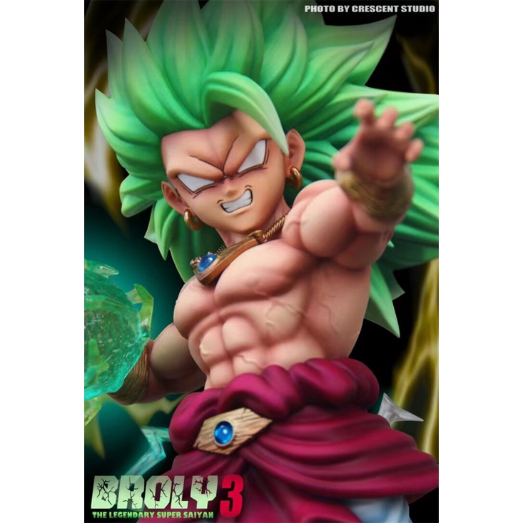 Mô hình Resin Dragon Ball chính hãng - Broly SSJ3 Crescent Studio