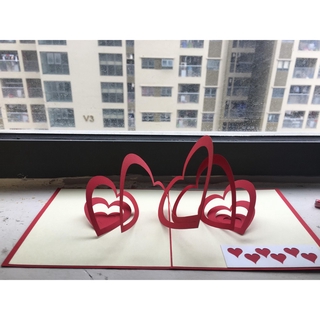 THIỆP VALENTINE, THIỆP TÌNH YÊU, THIỆP 3D, THIỆP BẬT NỔI, THIỆP POPUP, QUÀ TẶNG TÌNH YÊU ĐẦY Ý NGHĨA