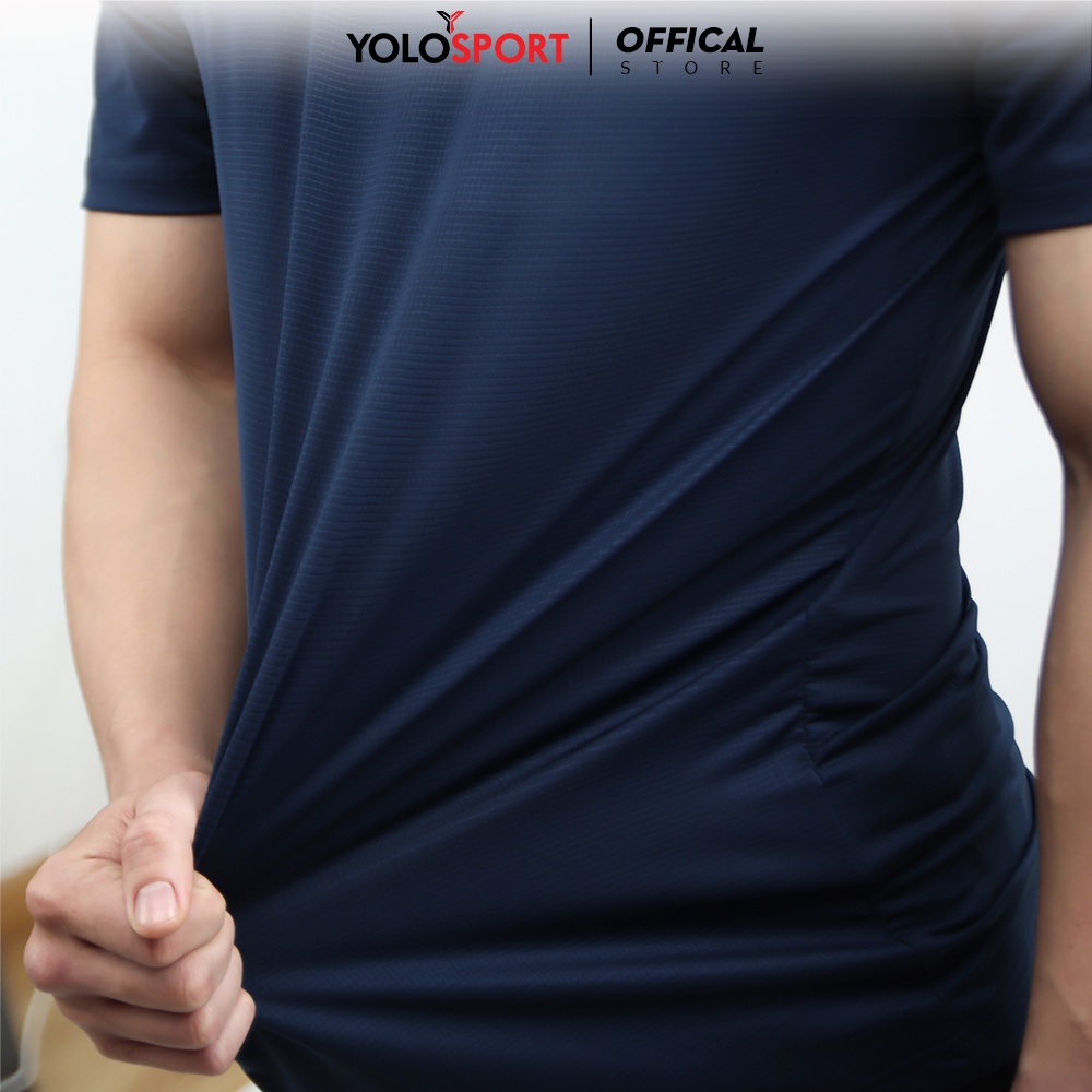 Áo Thun Thể Thao Nam Poly Caro In Eagle Pro Tập Gym Cổ Tròn Ngắn Tay Vải Thoáng Mát Co Giãn Nhiều Màu