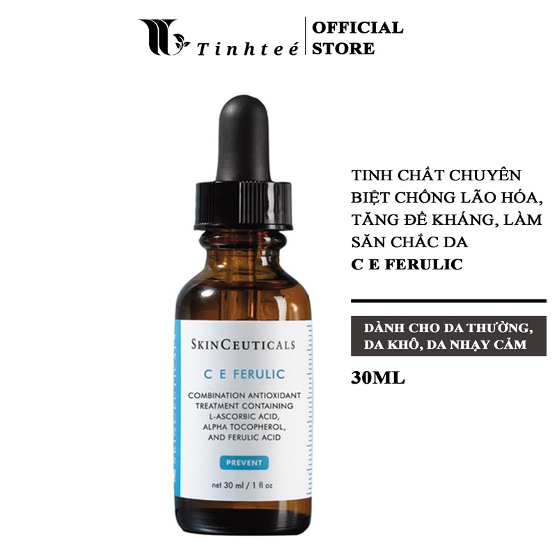 Tinh chất Vitamin C chống lão hóa, tăng đề kháng, giúp da săn chắc Skinceuticals C E FERULIC Vitamin C 30ml