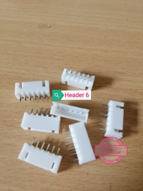 10 chiếc PCB Bus Header 2.54mm đầu đực(male) từ 2 chân đến 10 chân(chân thẳng,chân cong)