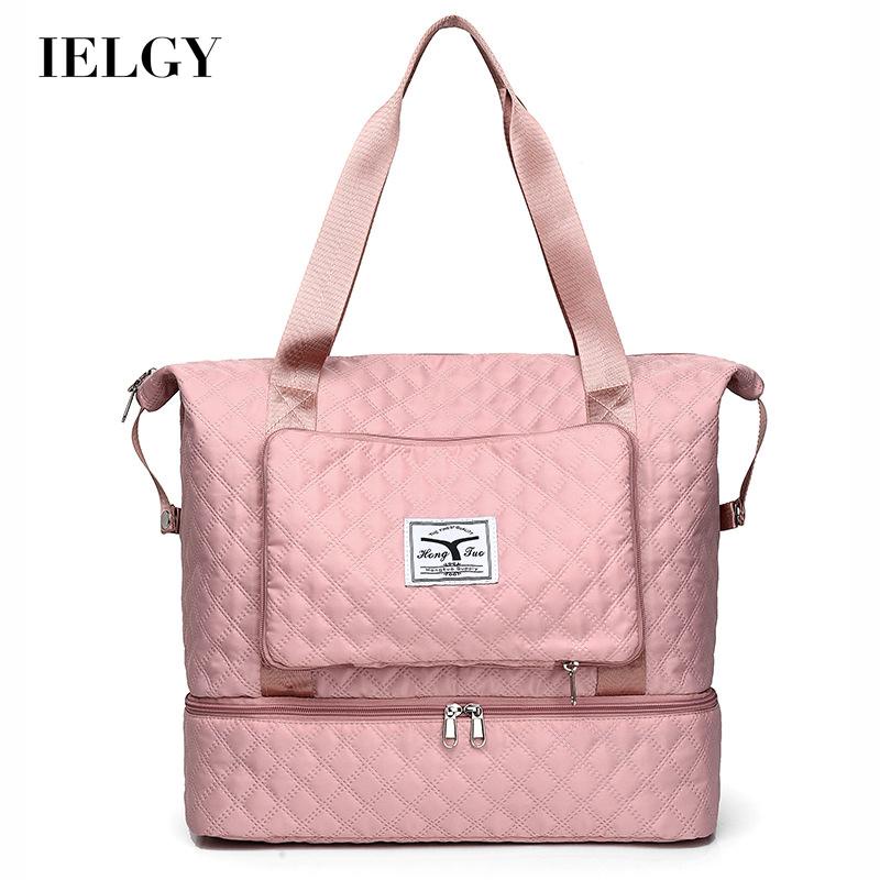 Túi xách IELGY thể thao có ngăn đựng đồ khô/ướt chống thấm nước cho nữ