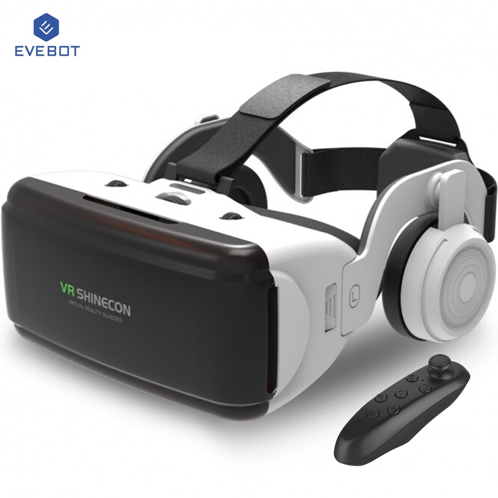 Bộ Kính Thực Tế Ảo Vr Shinecon 6.0 Bluetooth 17.78 cm / Vr Kèm Phụ Kiện