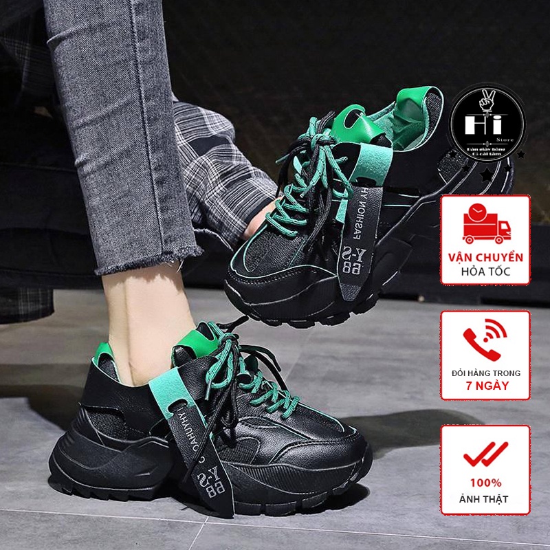 Giày sneaker nữ YS68 kiểu dáng thể thao mới nhất, Hot Trend.