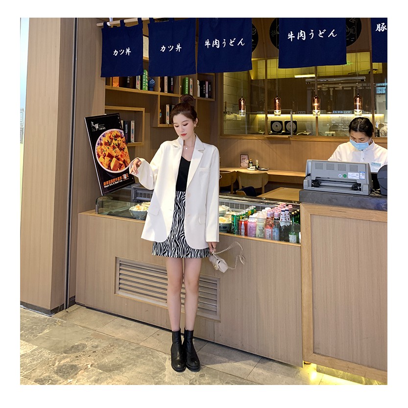 SALE SỐC - Áo Blazer Trắng DORY&PONY SENDOO STREET STYLE – AK103 [Dory&Pony] | BigBuy360 - bigbuy360.vn