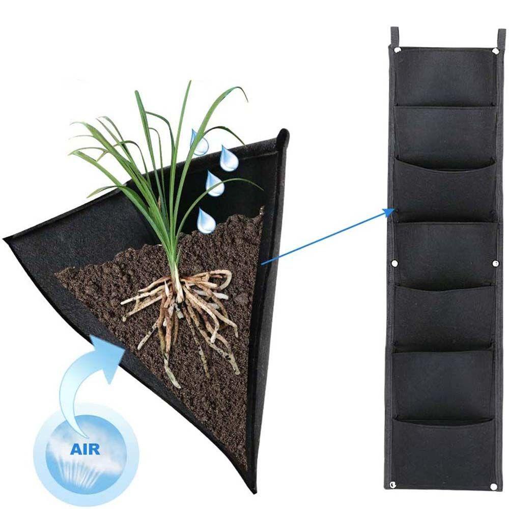 Túi Trồng Cây Treo Tường Dạng Đứng Tiện Lợi Dành Cho Vườn Nhà