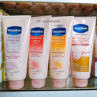  Huyết Thanh Dưỡng Thể Healthy White Instant Fair Serum Vaseline 3X , 4X ,10X , 50X
