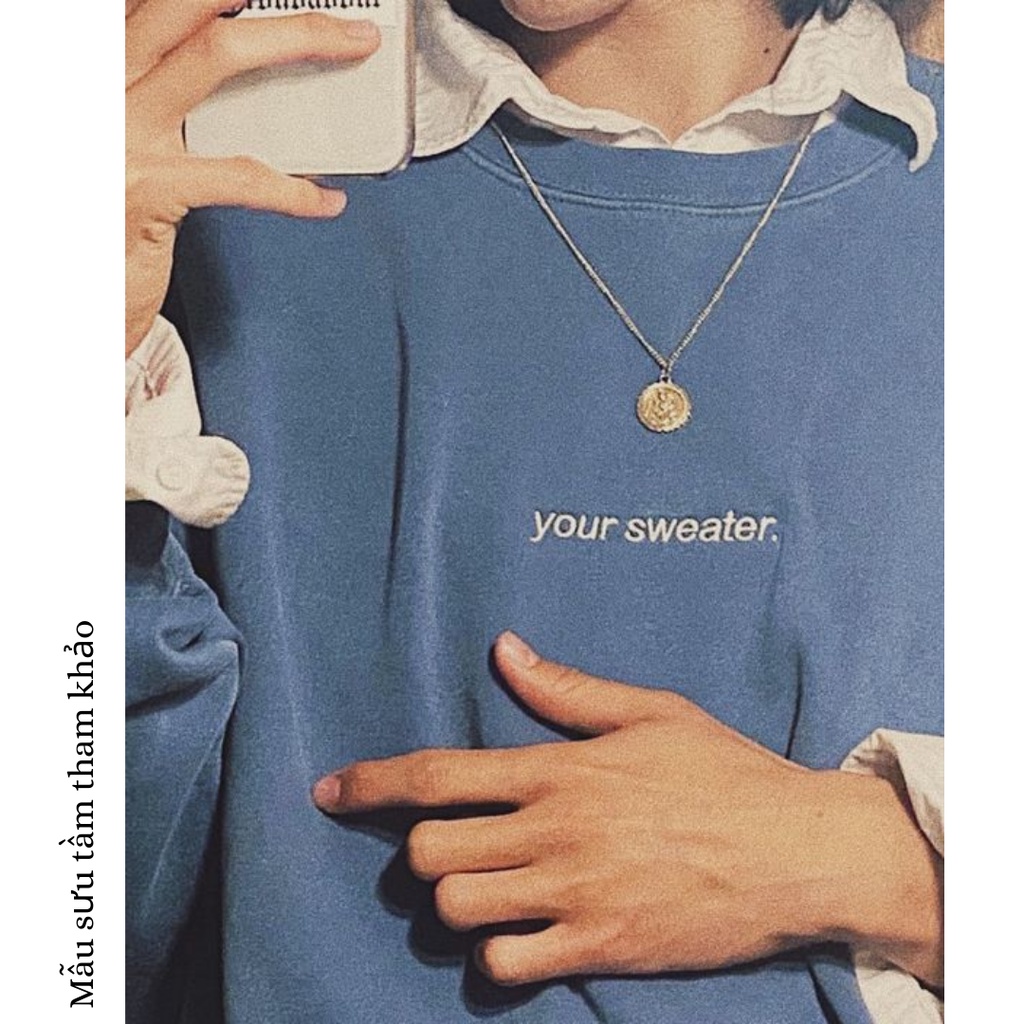ÁO SWEATER THÊU TÊN (CUSTOM THEO KHÁCH)