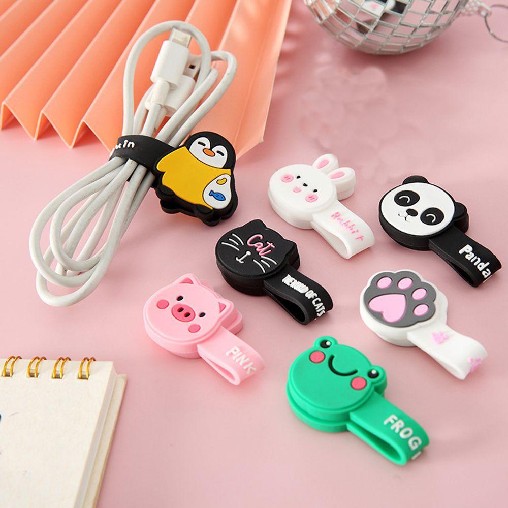 1 Dụng Cụ Quấn Dây Cáp Hình Thú Hoạt Hình|Phụ Kiện Bảo Vệ Dây Cáp Tai Nghe Điện Thoại