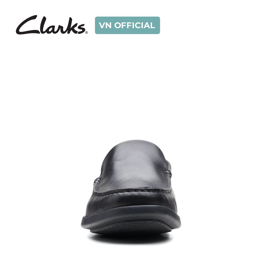 Giày tây lười nam CLARKS Ferius Creek màu Đen