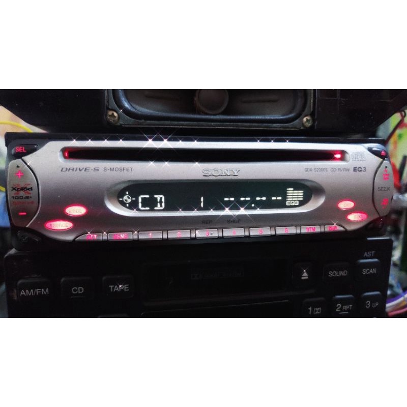 Đầu cd radio mp3 SONY DCX S2000S , Giành cho các hãng xe ô tô.