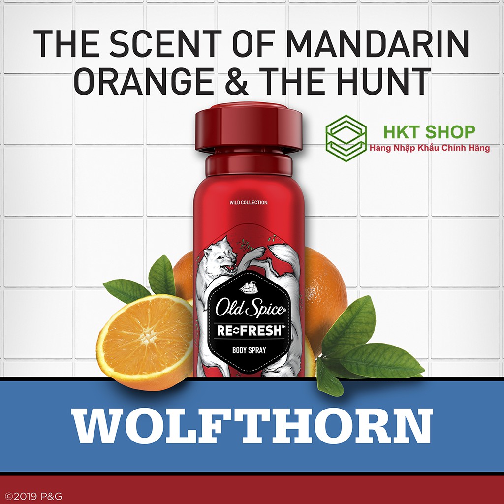 Xịt Old Spice Wolfthorn khử mùi toàn thân 106g - Nhập khẩu chính hãng từ Mỹ giá tốt | BigBuy360 - bigbuy360.vn