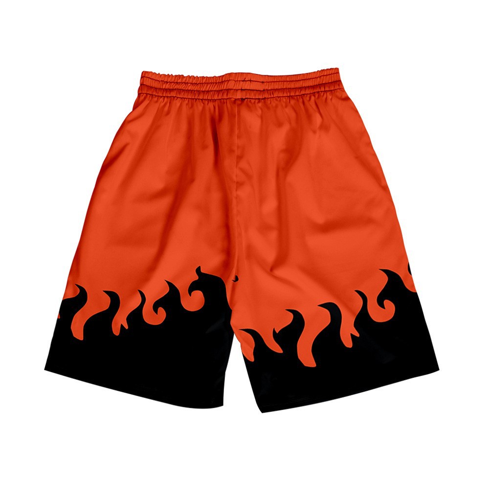 Quần Short Nam In Hình 3D Phong Cách Anime Naruto Cá Tính