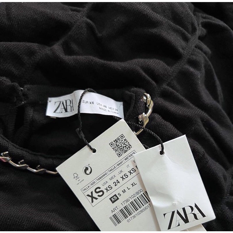 PASS - ZARA Auth Đầm Đen