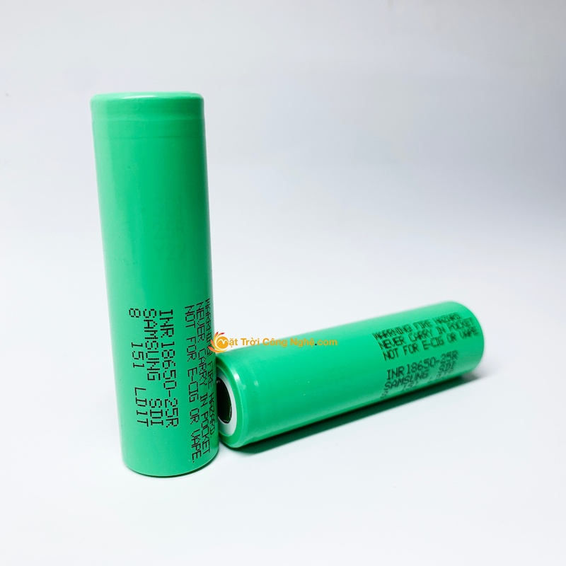 Pin sạc 18650 SamSung 25R 2500mah xã cao 20A chính hàng mới dùng độ pin loa, máy khoan, thiết bị cầm tay-mattroicongnghe