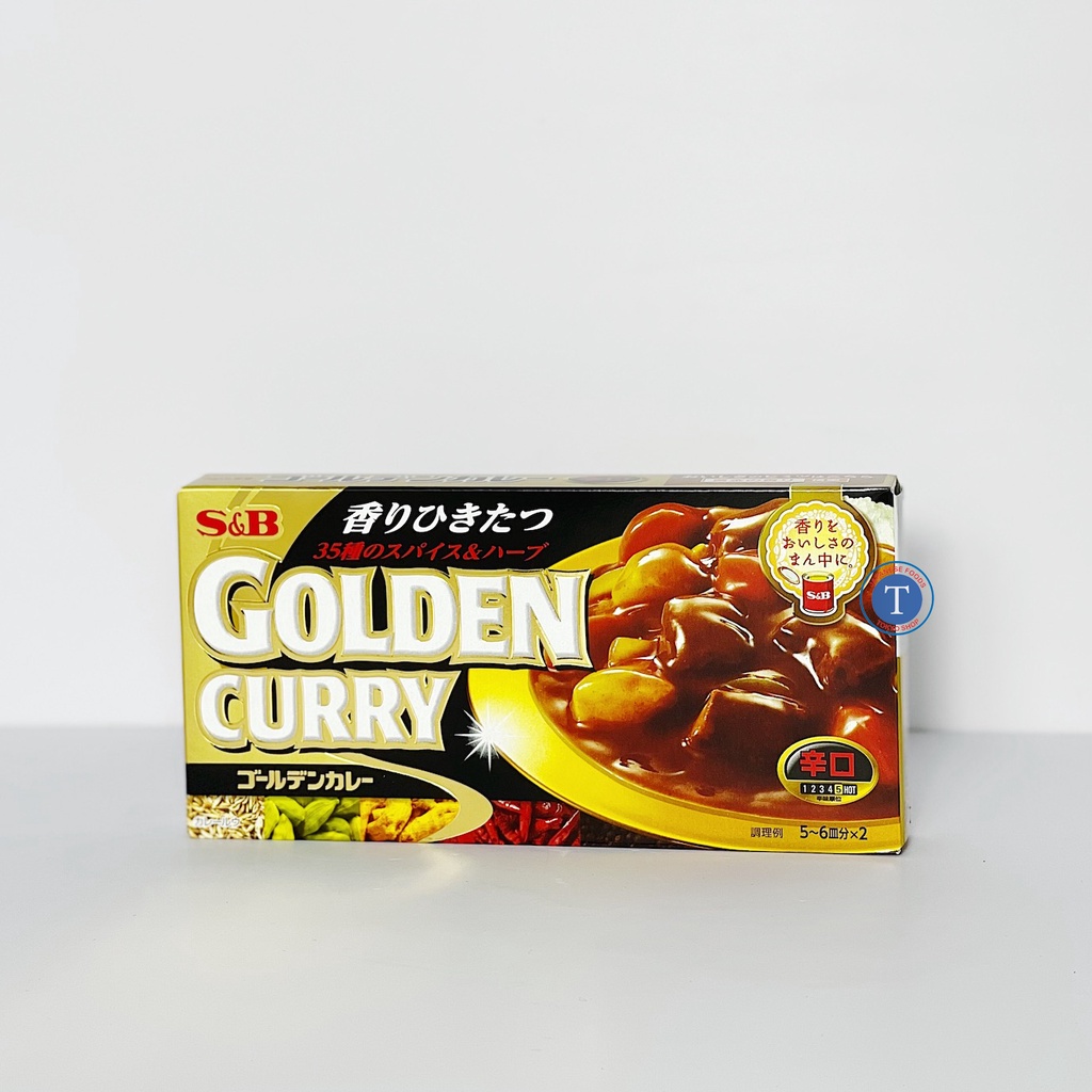 Cà Ri Số 5 Golden Curry Hot 198G (Hộp)