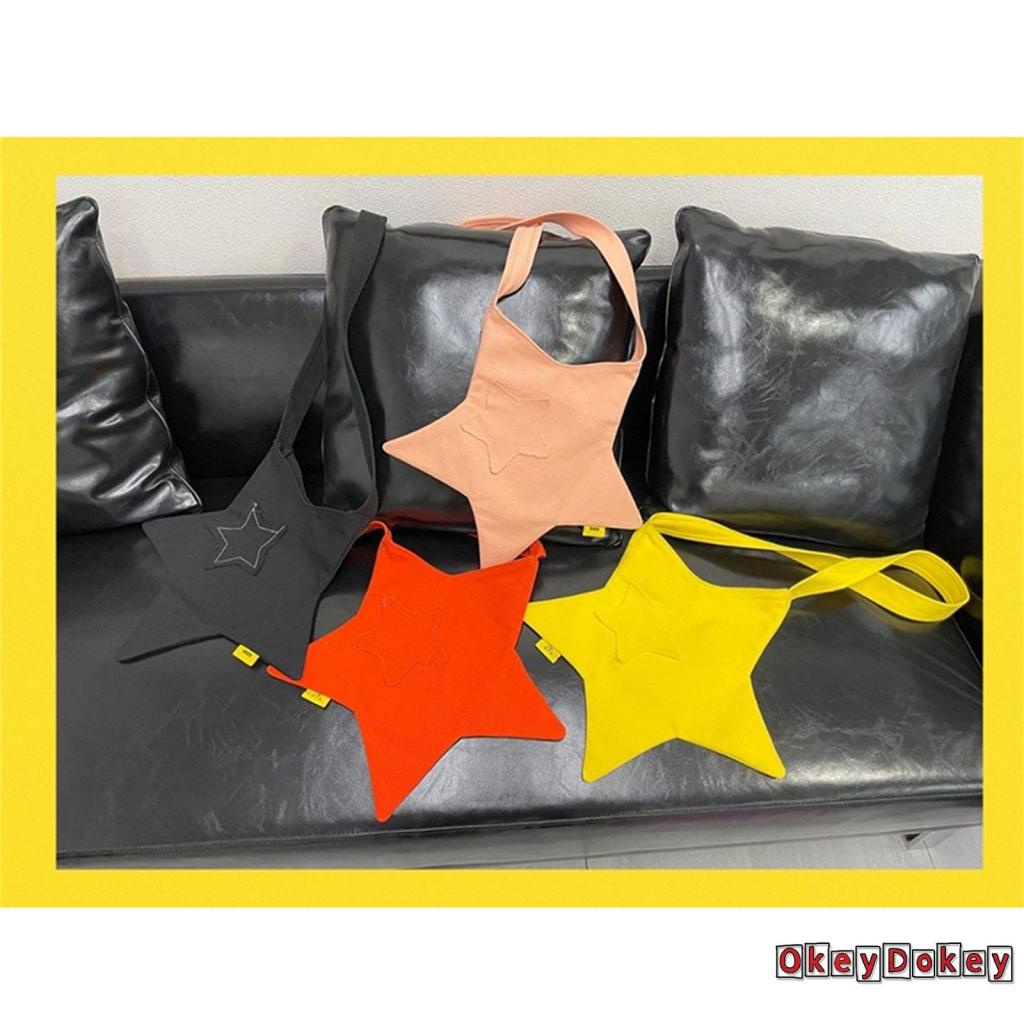 Túi Đeo Vai Màu Trơn Hình Ngôi Sao Năm Cánh Thời Trang Cho Nữ