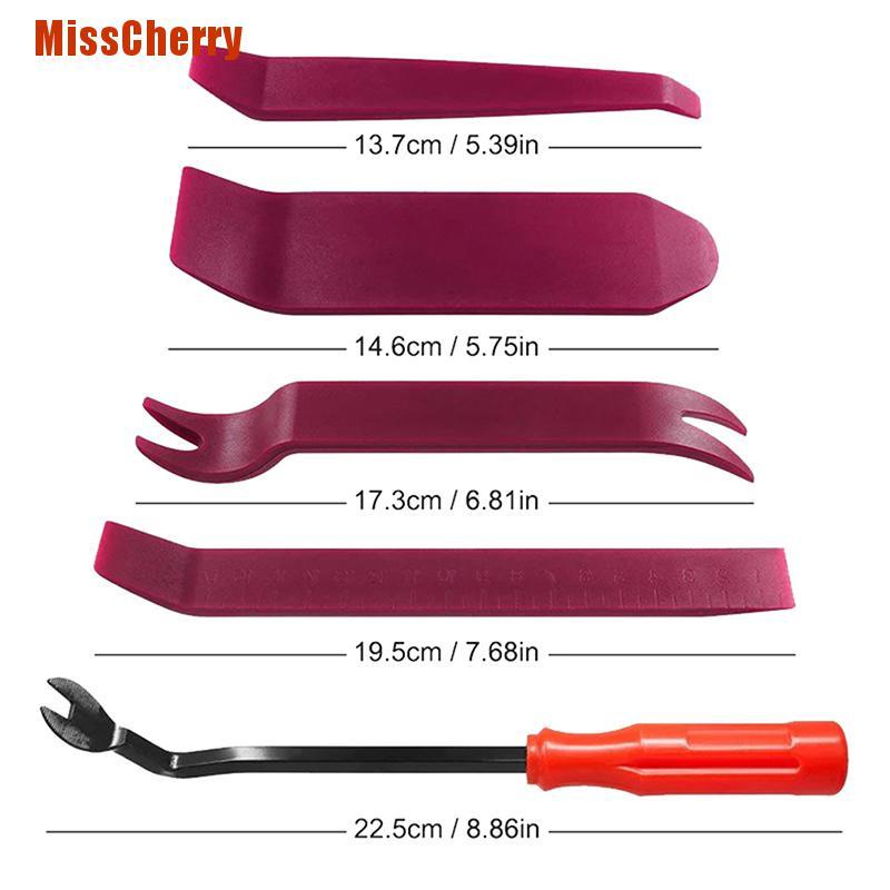 Bộ 5 Dụng Cụ Tháo Gỡ Cửa Xe Hơi Bằng Nhựa Chuyên Dùng