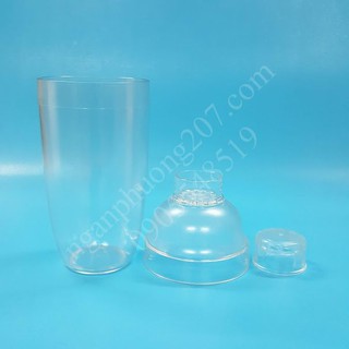 Bình lắc shaker 700ml có vạch chia in mờ