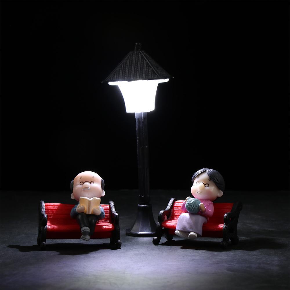 Đồ trang trí Đèn Đường Mini Trang Trí Tiểu Cảnh
