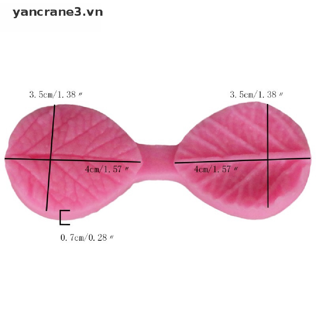 {Home} Flower leaves Petal Silicone Fondant Cake Chocolate Decor Baking Mold Tool {yancrane3.vn}