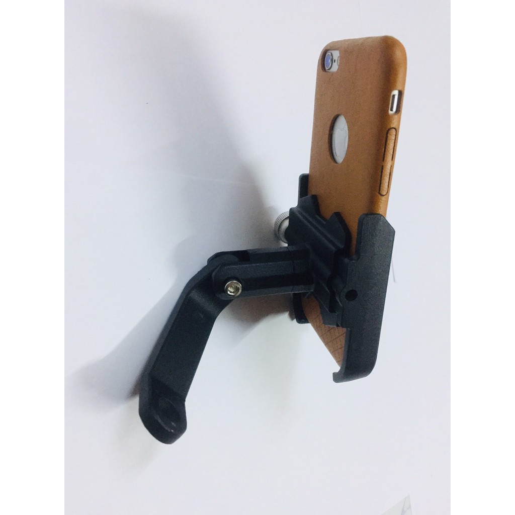 Giá đỡ điện thoại gắn xe máy chất liệu hợp kim A1000 (KẸP C2 MẪU MỚI) | BigBuy360 - bigbuy360.vn