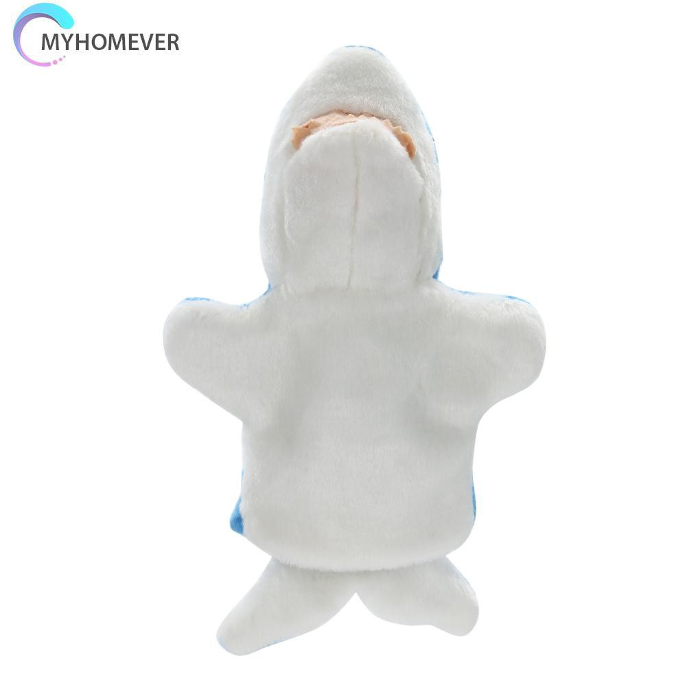 Pop It Fidget Đồ chơi Shark Hand Puppet Baby Kids Child Developmental Soft Doll Plush Đồ chơis