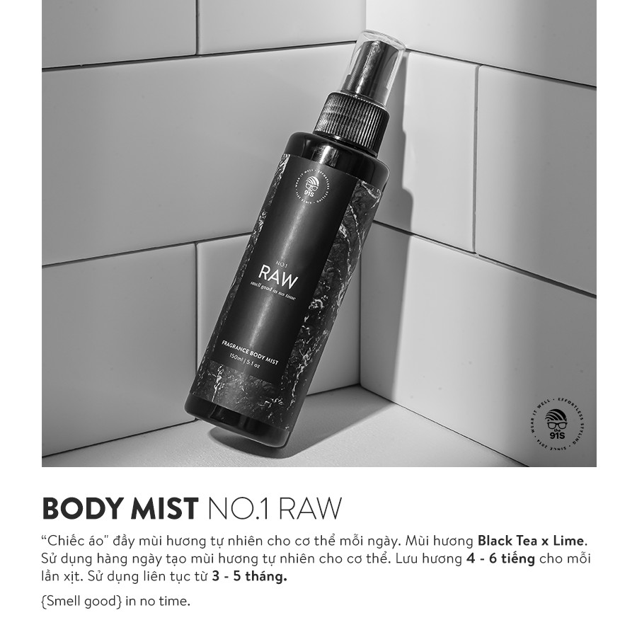Xịt toàn thân - Raw - Mùi hương Black Tea x Lime | BigBuy360 - bigbuy360.vn