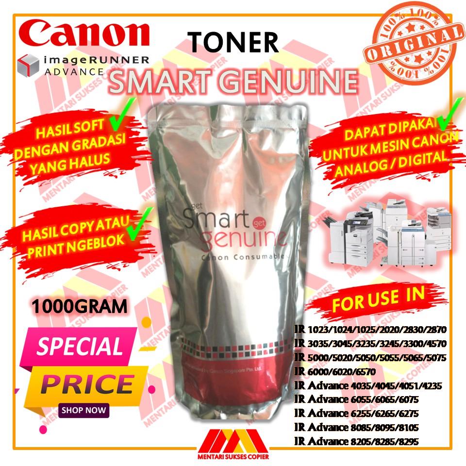 CANON Toner thông minh GENUINE chứa ánh sáng Photocopy chính hãng