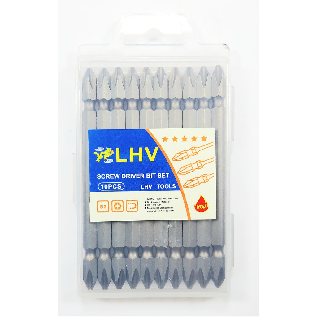 Đầu bắn vít, mũi bắn vít dài hợp kim 1c (chính hãng)