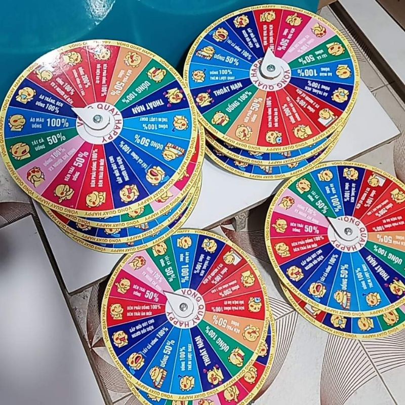 VÒNG QUAY ĂN NHẬU - Size 25cm- COMPO 20 cái