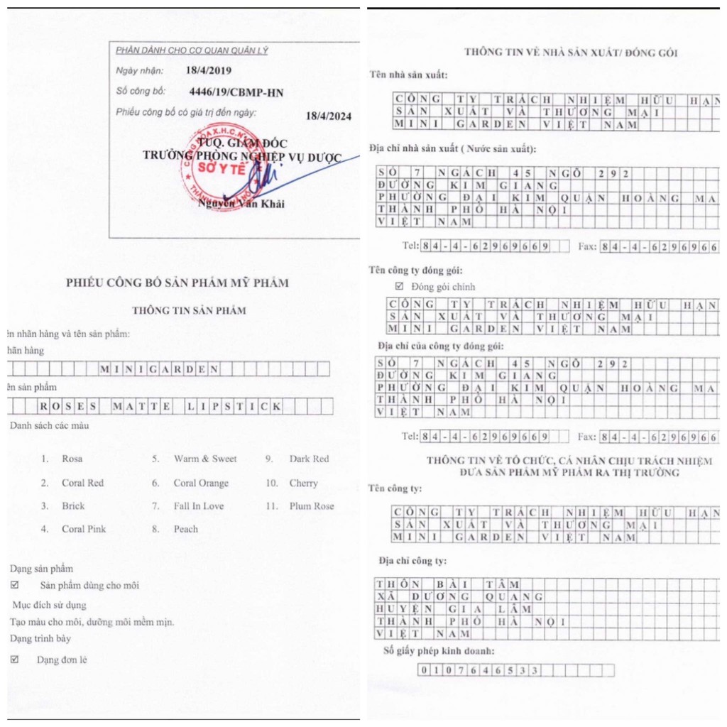 [FREESHIP ] Son Kem Lì ROSES MATTE LIPSTICK Minigarden  Không Trôi Màu Son Trong 8 Tiếng Siêu Đẹp | BigBuy360 - bigbuy360.vn